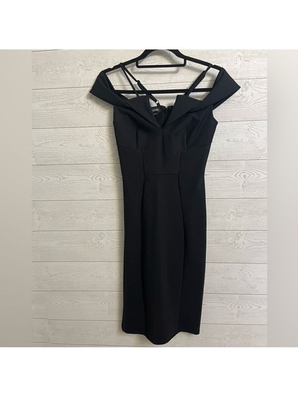 BeBe Women’s Black Off The Shoulder Little Black Dress